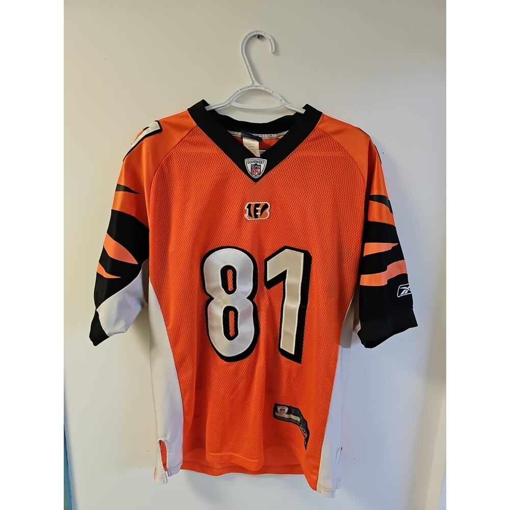 NFL Reebok Terrell Owens Cincinnati Bengals On Field Jersey Orange MEN’S Size 48